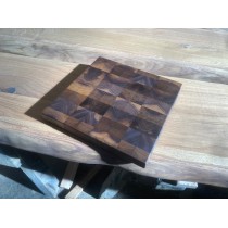 Nussbaum, Schneidebrett, Hackbrett. Schneideklotz, Hirnholz, Stirnholz, Landhaus, 30x30x2,5 cm Nussbaum, Schneidebrett, Hackbrett. Schneideklotz, Hirnholz, Stirnholz, Landhaus, 30x30x2,5 cm